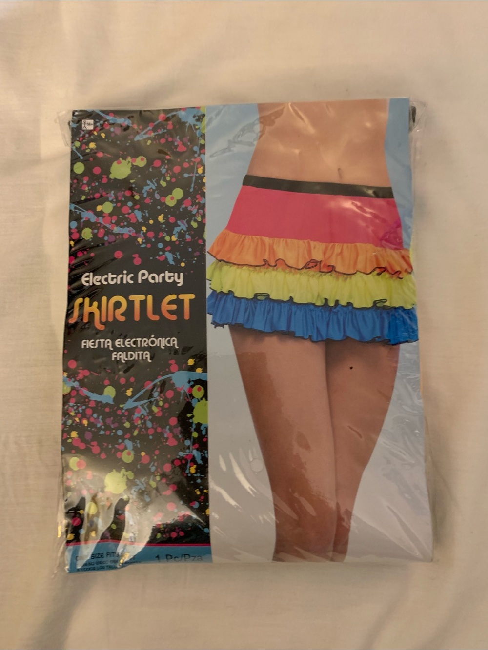 Electric Family Neon Ruffled Skirtlet - Pink, Orange, Yellow, Blue
